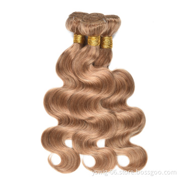 Wholesale Peruvian Human Hair Ombre 27# Bundles Body Wave Peruvian Hair Bundles